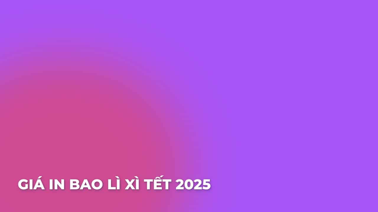 GIA IN BAO LI XI TET 2025