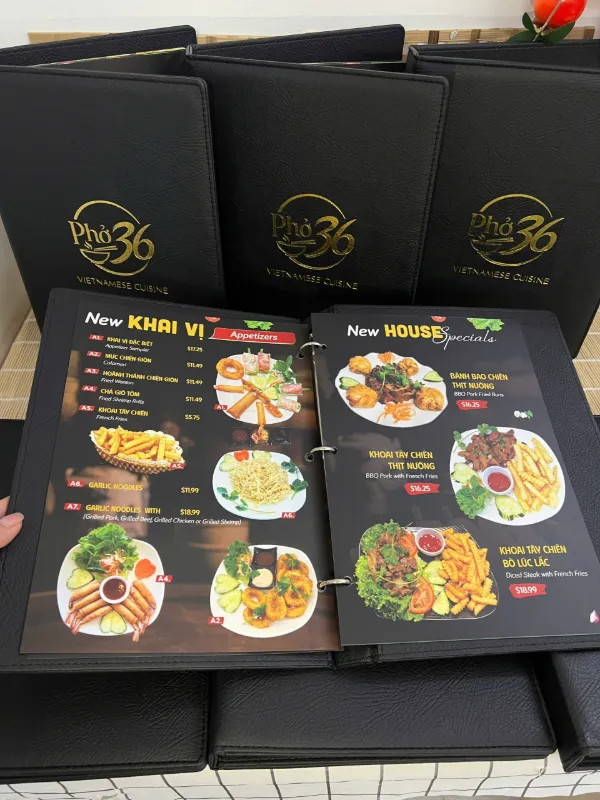 in menu bia da dong cong