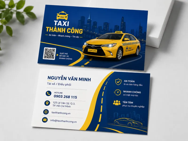 in name card taxi