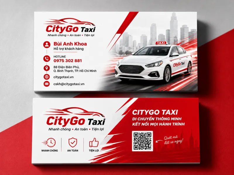 mau card tai xe gia re