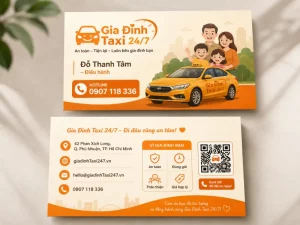 50+ Mẫu Name Card Taxi Đẹp Ấn Tượng