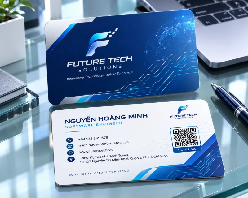 card visit song ngu cho cong ty cong nghe