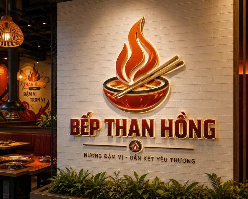 mau thiet ke logo nha hang