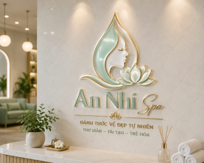 mau thiet ke logo spa