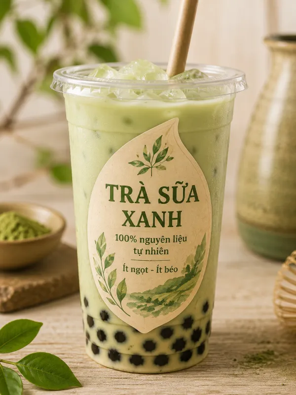 nhan tra sua