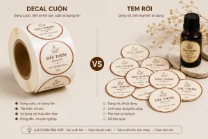 In Tem Cuộn Hay Tem Tờ Rẻ Hơn?
