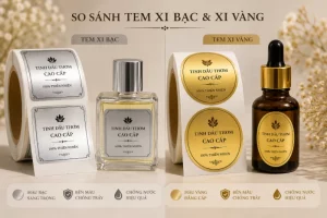 So Sánh Decal Xi Bạc Và Xi Vàng Ưu Nhược Điểm Giá In