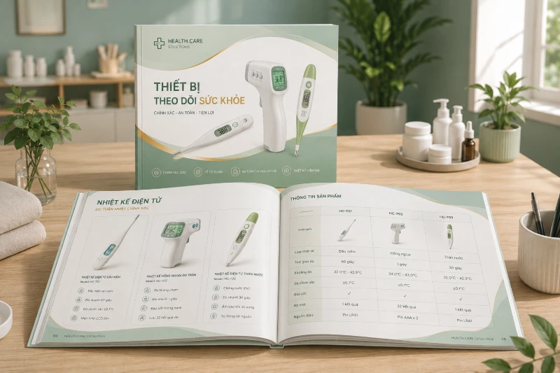 mau catalogue may do huyet ap