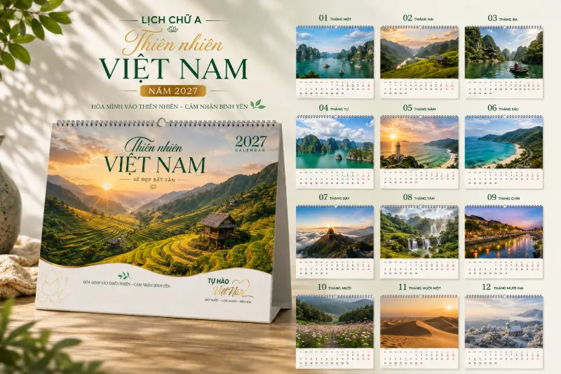 mau lich tet chu a - thien nhien viet nam